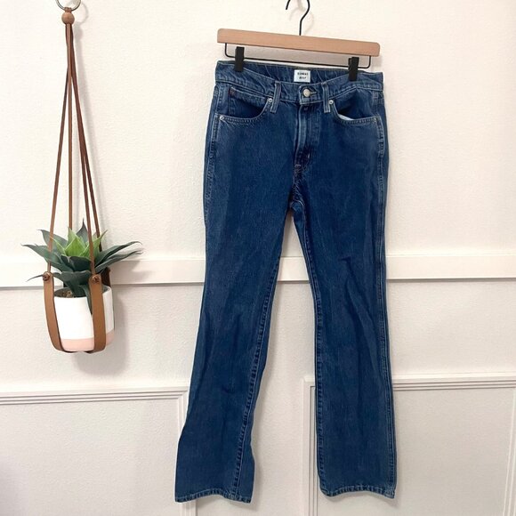 Aritzia Sunday Best Jupiter Jeans High-Waisted Wide Leg Dark Wash Women’s Size 6 - Picture 2 of 6
